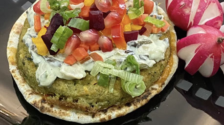 Flat Bread Falafel